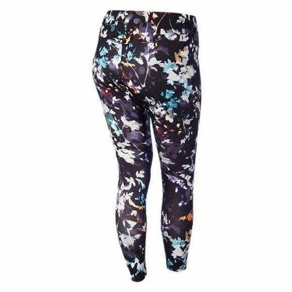 Nike the one Tight fit mid rise full length floral active workout leggings plus - Picture 3 of 9